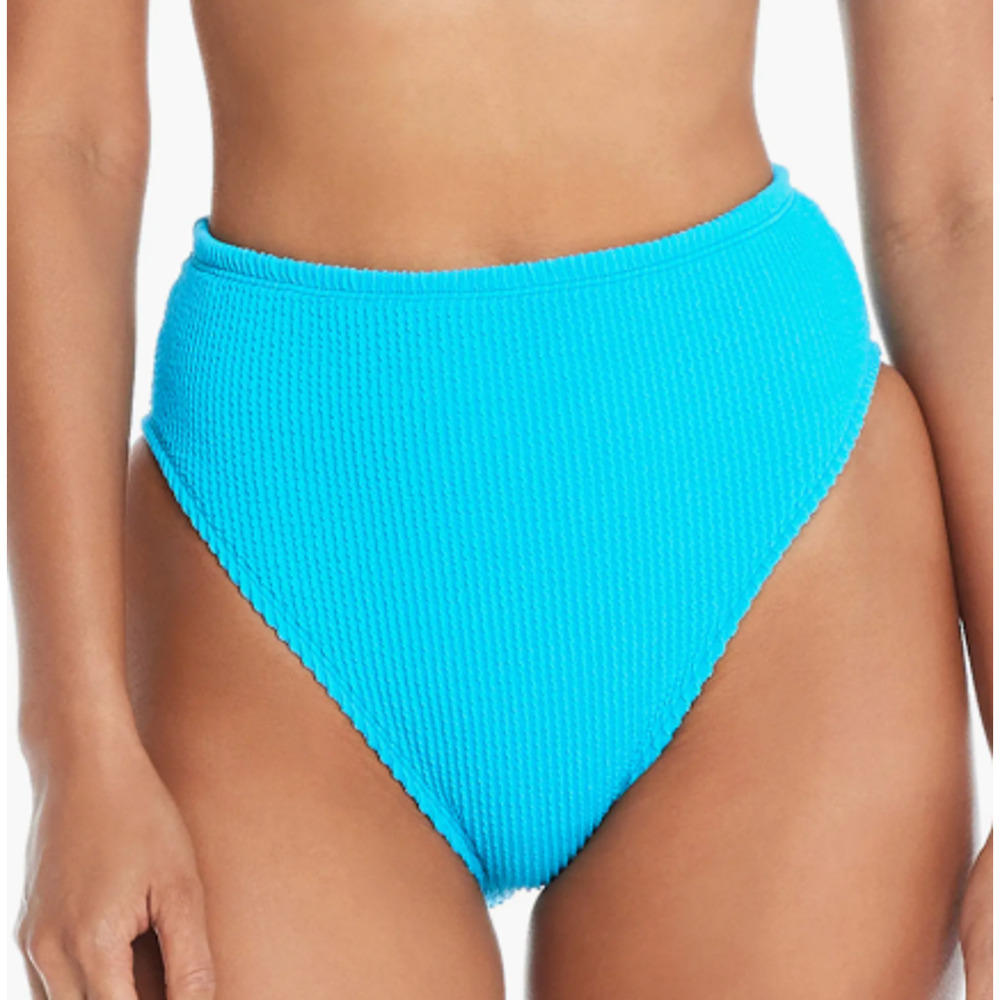 Bleu Rod Beattie Pucker Up High Leg Hipster Waist Bikini Bottom Size 4